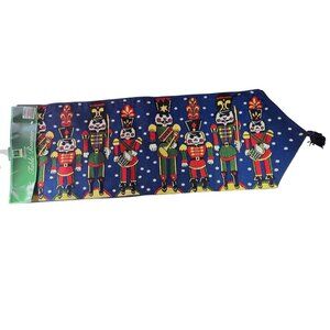 Windham Weavers Nutcracker Tapestry Table Runner 13"x72" Christmas holiday